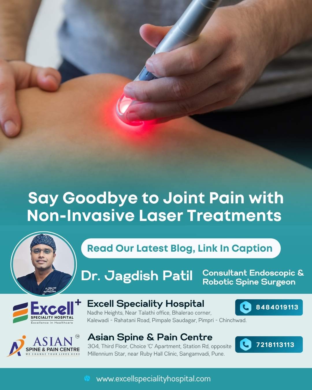 Say Goodbye to Joint Pain with Non-Invasive Laser Treatments