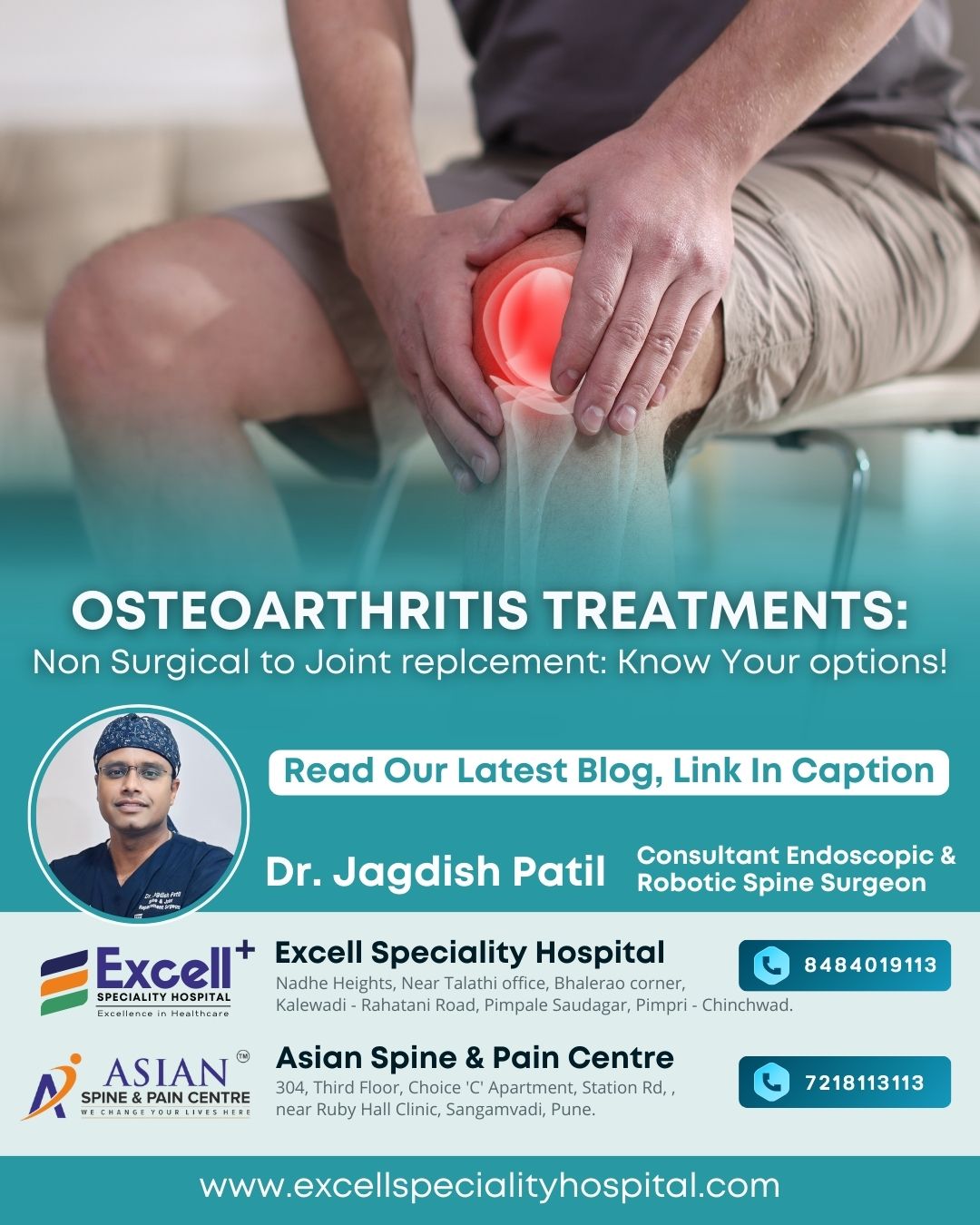 Osteoarthritis Treatments : Non Surgical to Joint Replacement, Know your options!